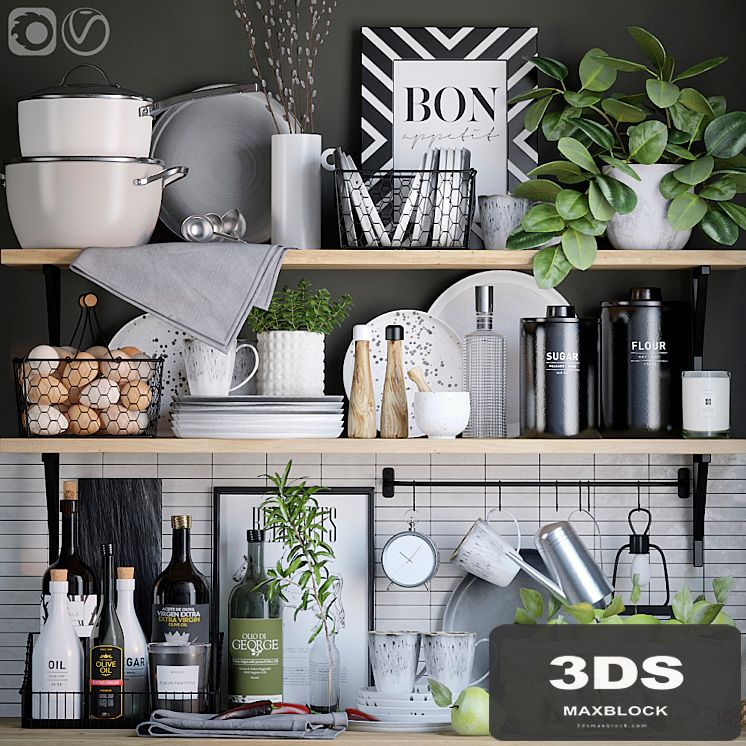 Decorative set for the kitchen 2