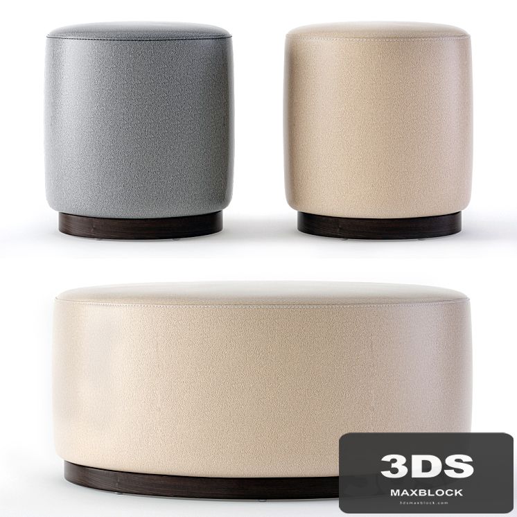 Crate and Barrel Zoey Ottoman
