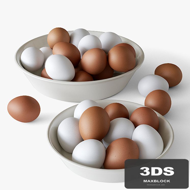 Bowl with eggs