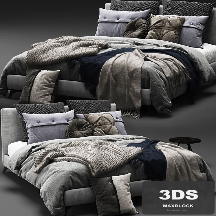 Meridiani Stone Up Bed