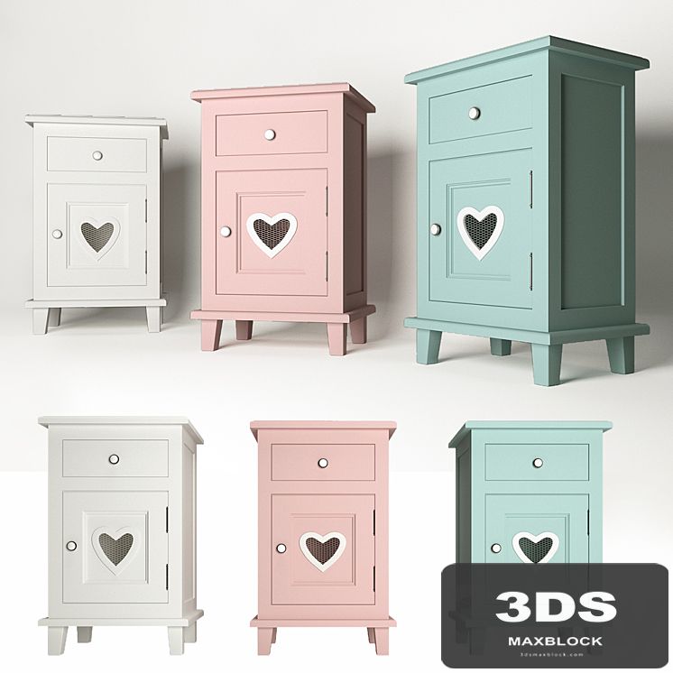 Bedside nightstand from the Adelina series
