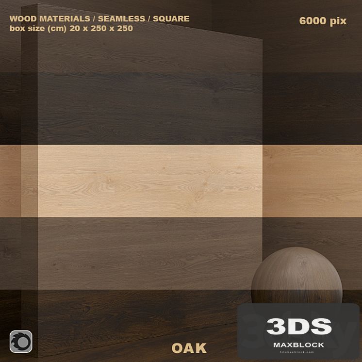 Material wood / oak (seamless) - set 55