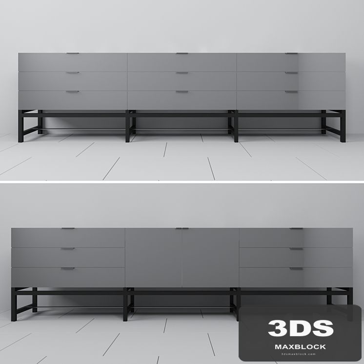 Minotti. Harvey horizontal sideboard