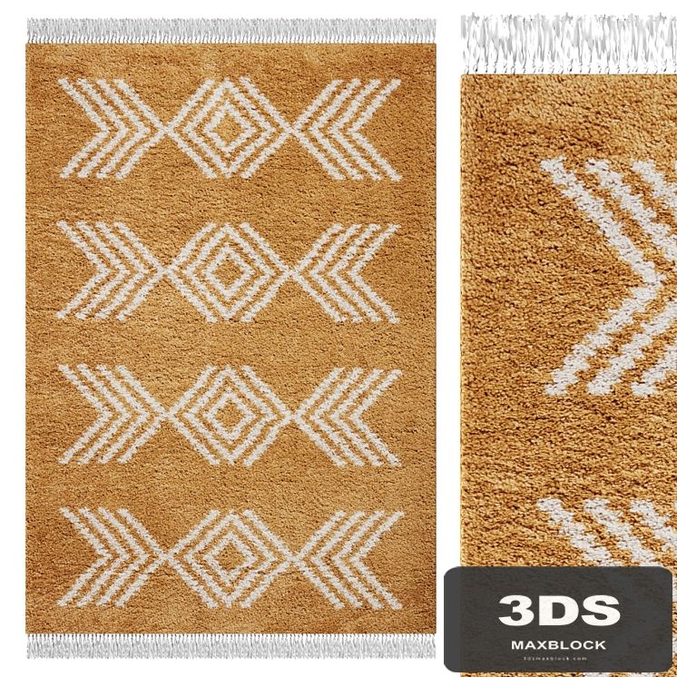 Carpet Think Rugs Boho 8886 Yellow