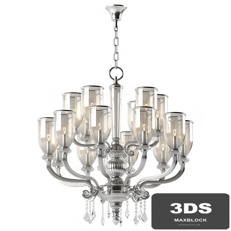 Chandelier Mariner Gallery ArtDeco