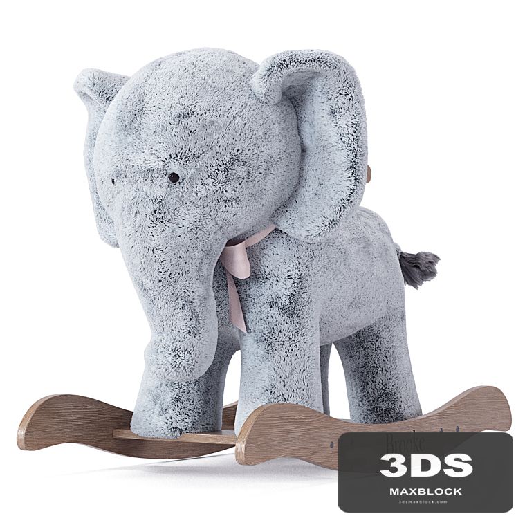 Rocking Toy Pottery Barn Kids Elephant Plush Rocker