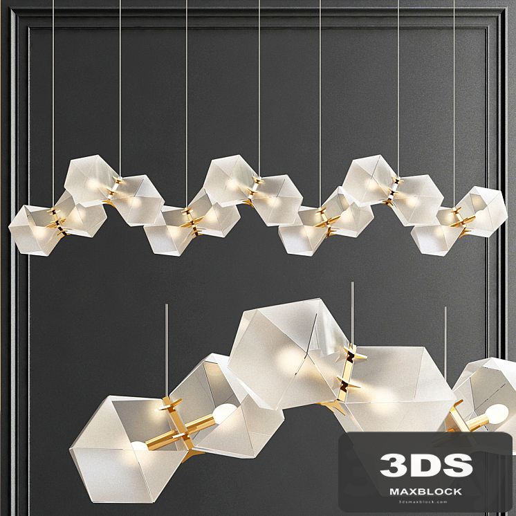 Welles long chandelier