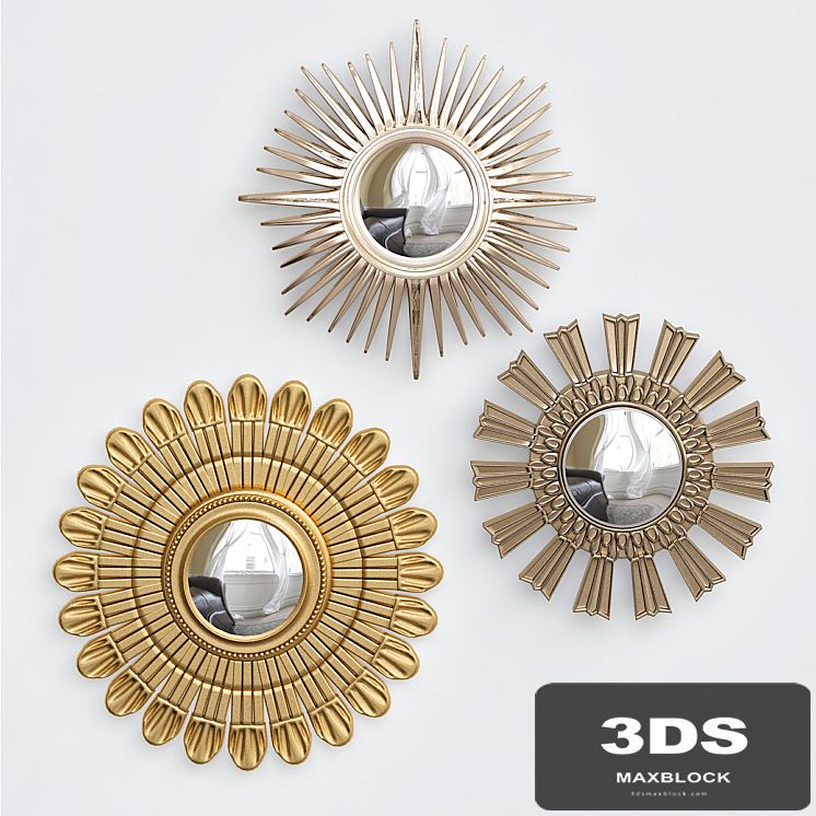 Gold Sunburst Mirror