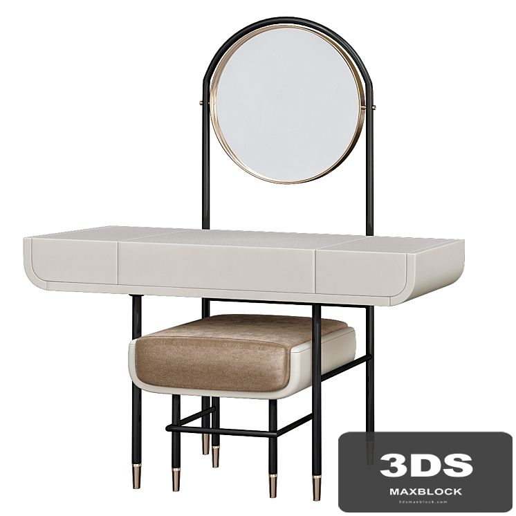 MAKE UP Mirror Work Table with