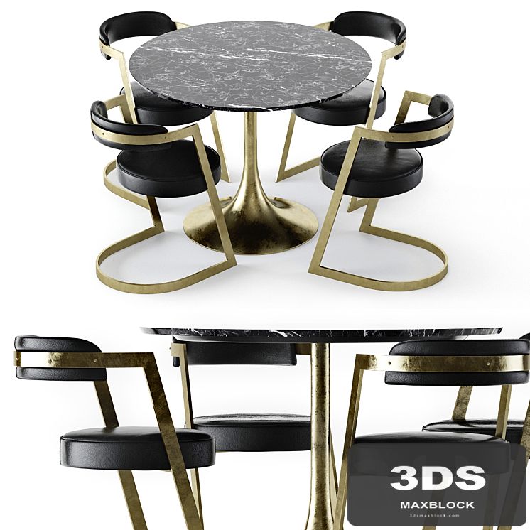 Kelly Wearstler Table and Studio chair