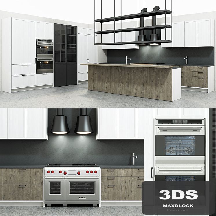 Industrial style kitchen