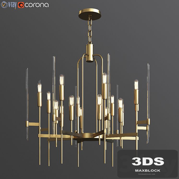 Hudson valley bari chandelier