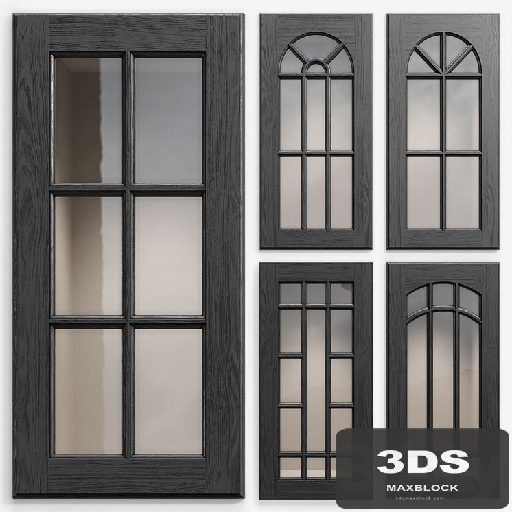 Cabinet Doors Set 4 / Glass kitchen fronts