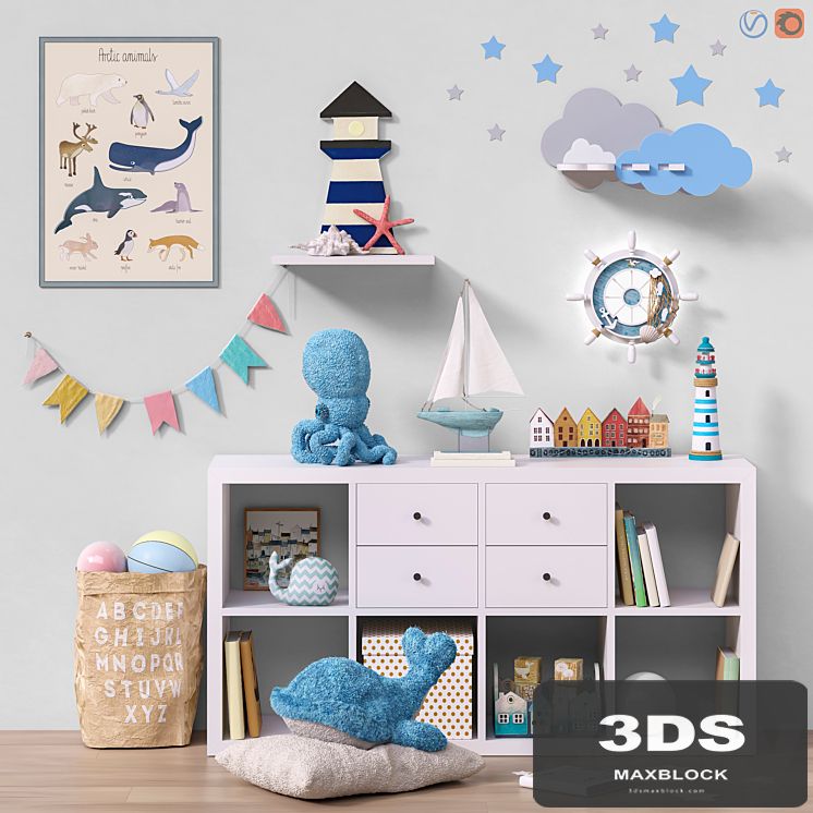 Toys and furniture set 48
