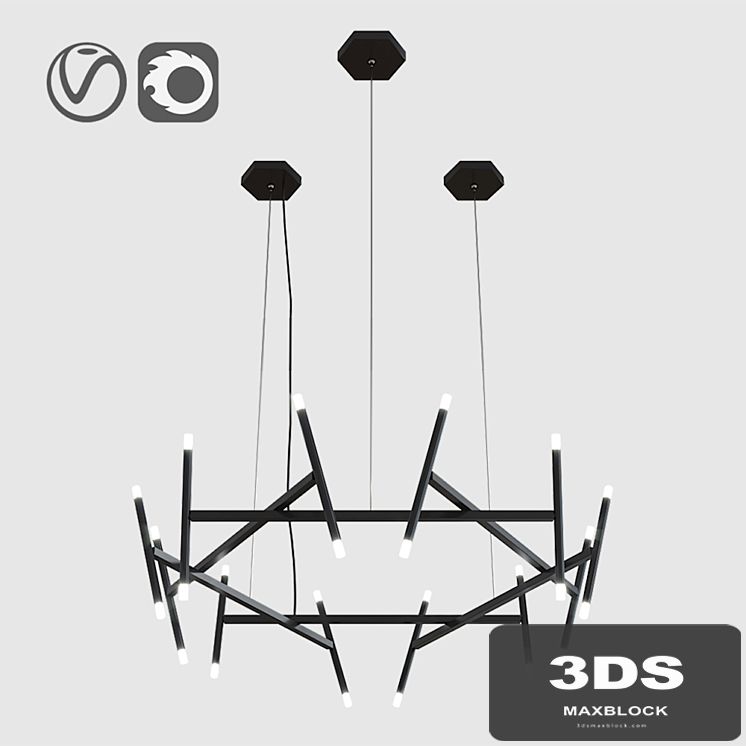 Midnight chandelier