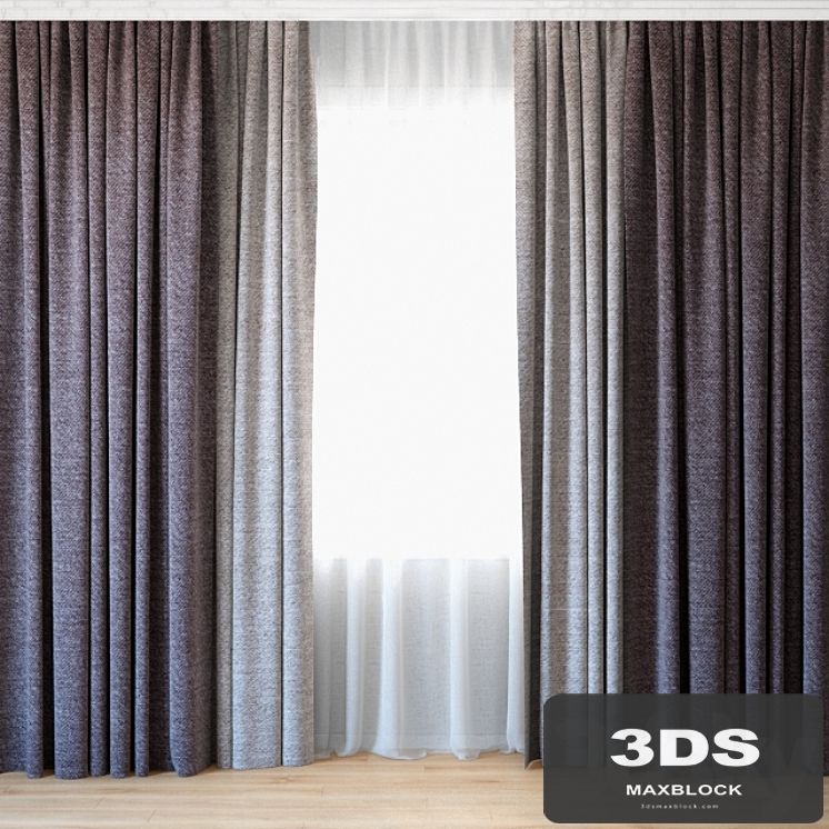 Curtains 60 | Curtains with tulle