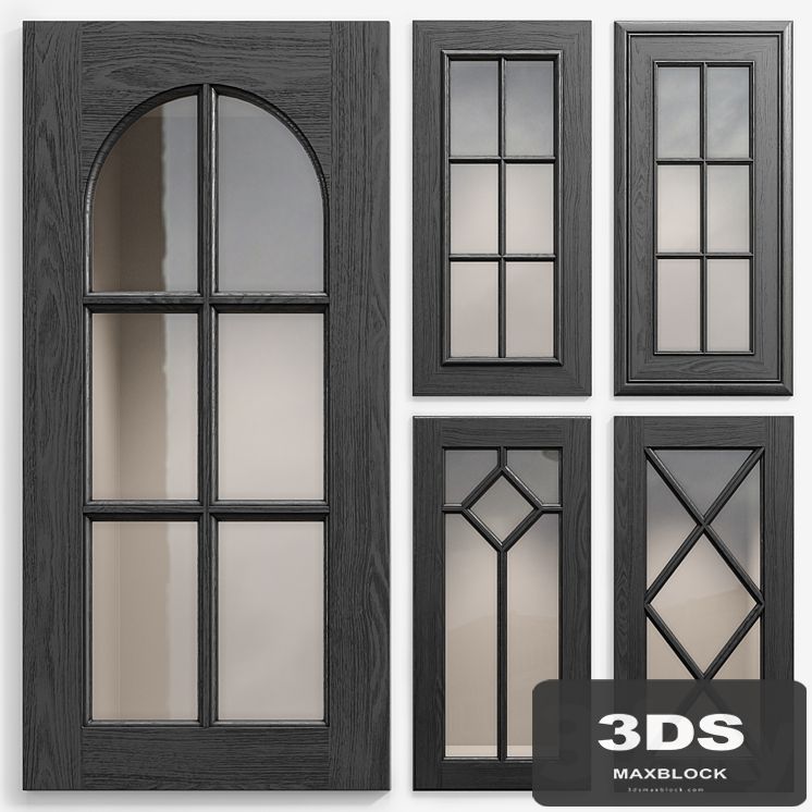 Cabinet Doors Set 5 / Glass kitchen fronts