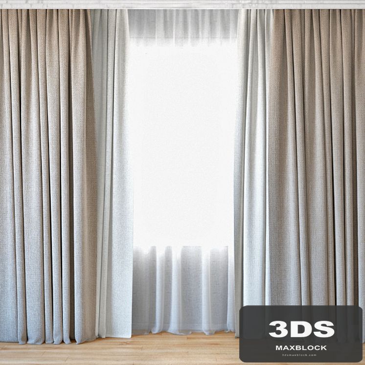 Curtains 64 | Curtains with tulle