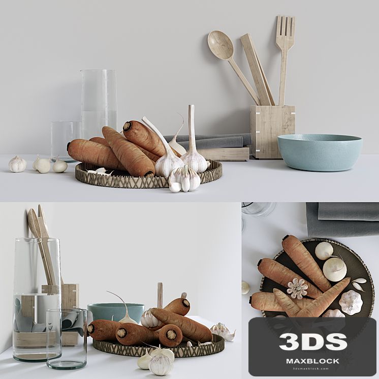 Decorative set for the kitchen
