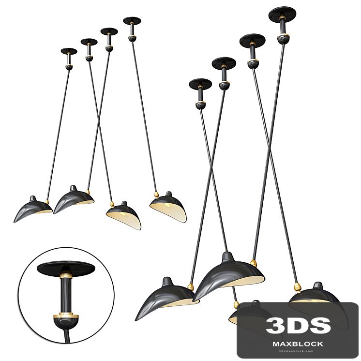 Serge Mouille Pendants