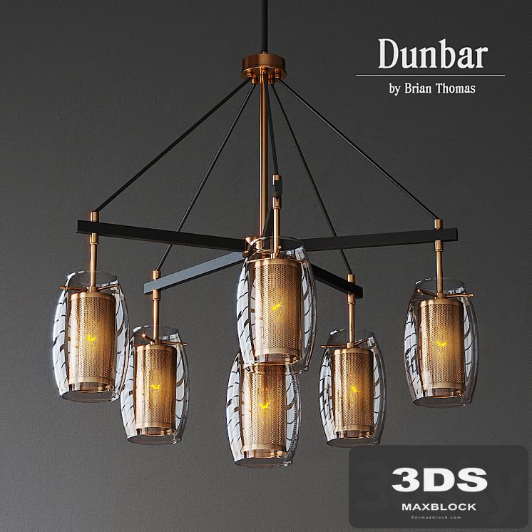 Dunbar 6 Light Chandelier | Savoy house