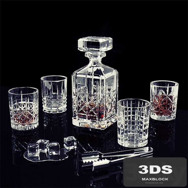 Nachtmann Highland whiskey set