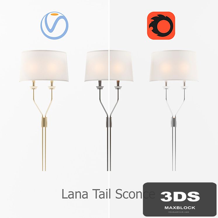 Lana Tail Sconce, Circa ligting