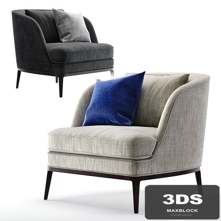 Crate and Barrel Seychelles Wood Trim Chair