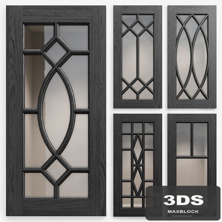 Cabinet Doors Set 6 / Glass kitchen fronts