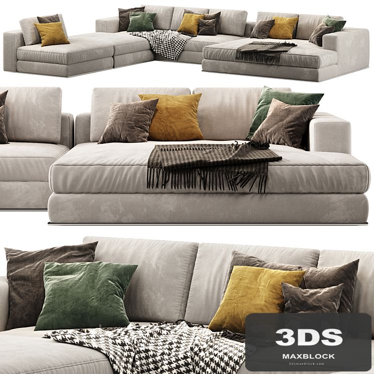 Minotti Hamilton Sofa Opcion A