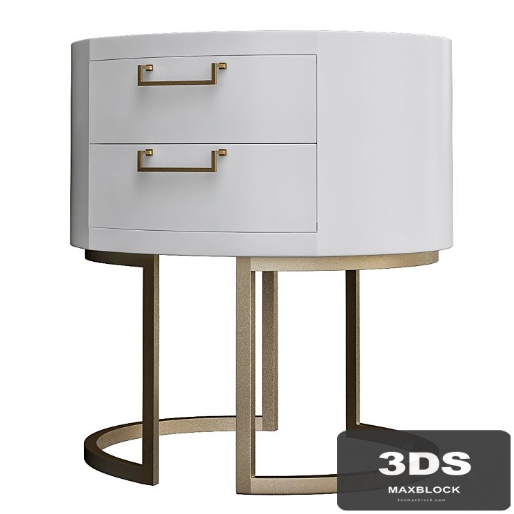 BAKER Pallasite Lamp Table