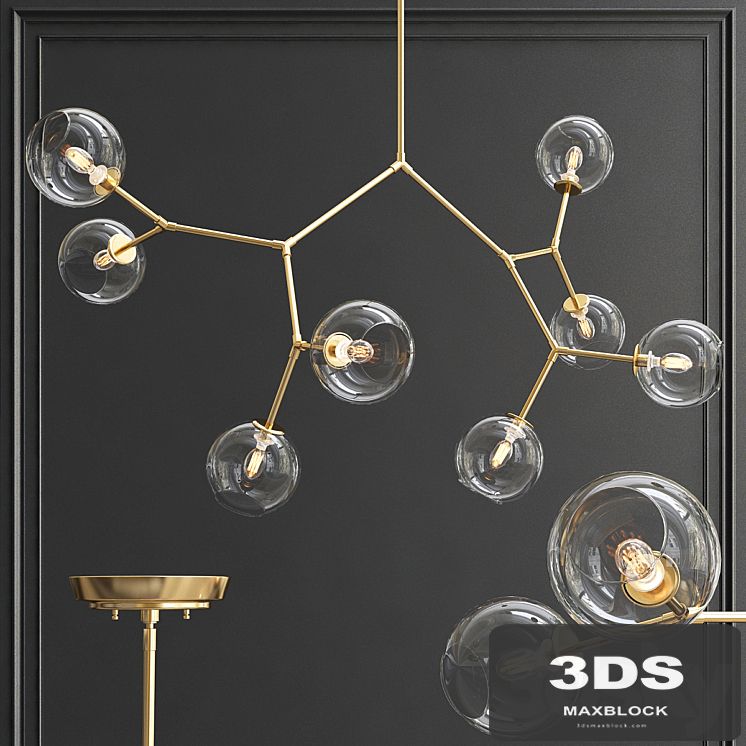 Larry 8-Light Sputnik Chandelier