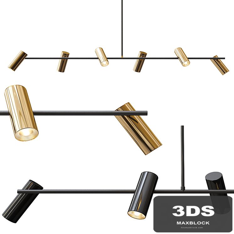 Obie Diner Pendant 6 Light