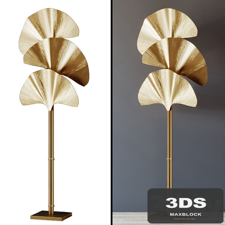 Floor Lamp Floor Lamp Las Palmas Gold
