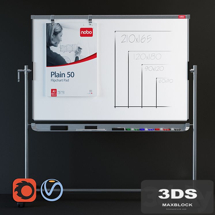 Magnetic marker board NOBO Prestige