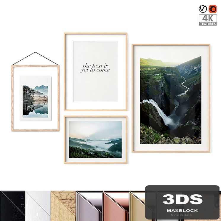 Poster Set "Green Mountains"