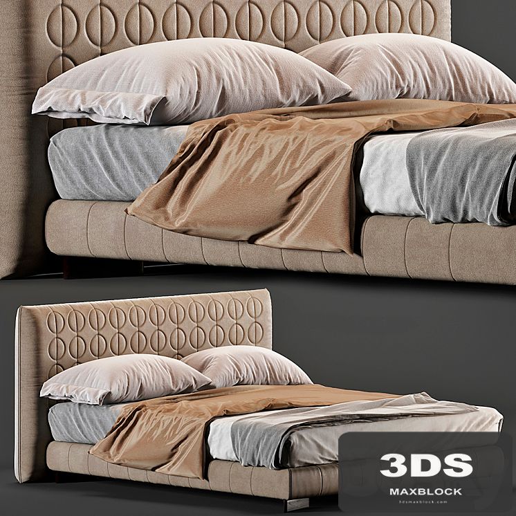 Minotti_Curtis_Bed