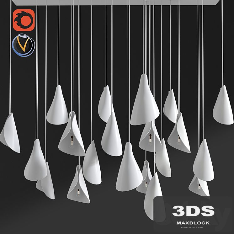 Gamadecor Pappardelle Direct Light Pendant Lamp