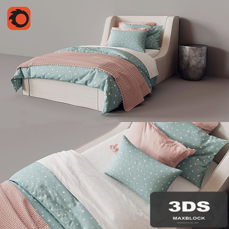 WYNNE SLIPCOVERED BED
