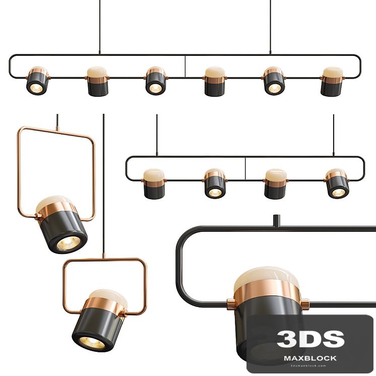 Ling PL6-4-1 Linear Suspension Light
