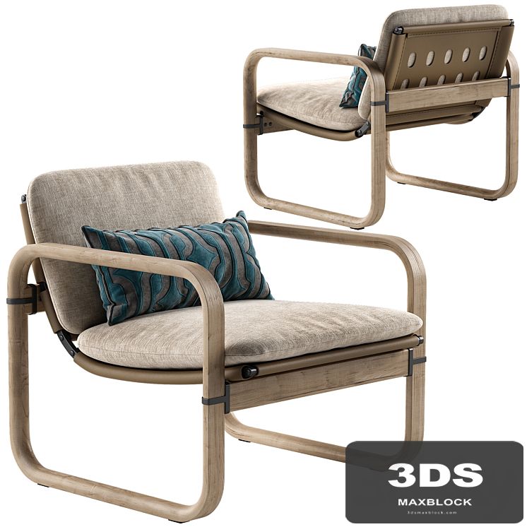 Giorgetti loop armchair