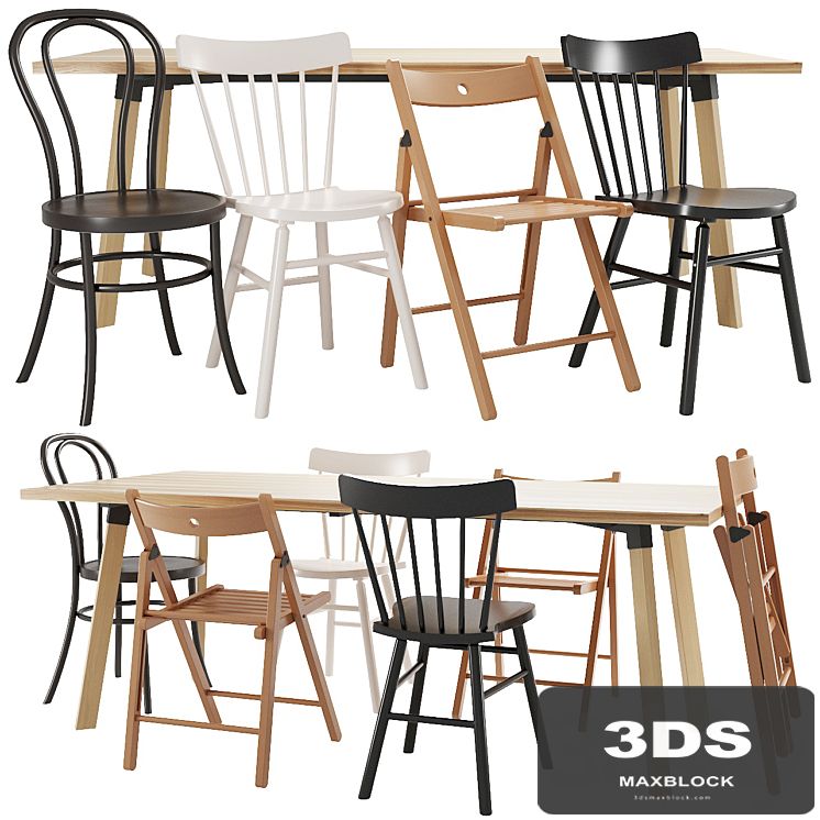 IKEA table and chair set 01