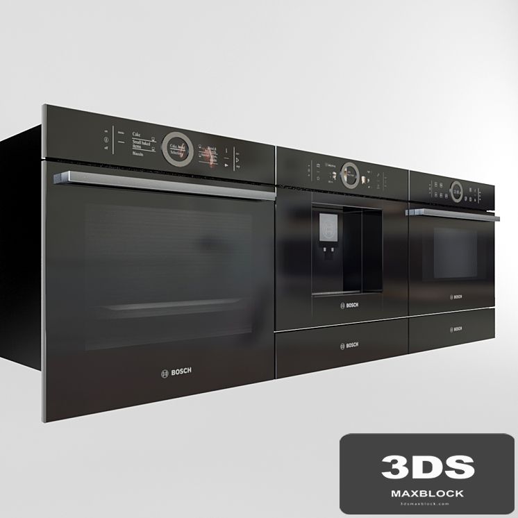 Bosch built in oven_coffee_microwave