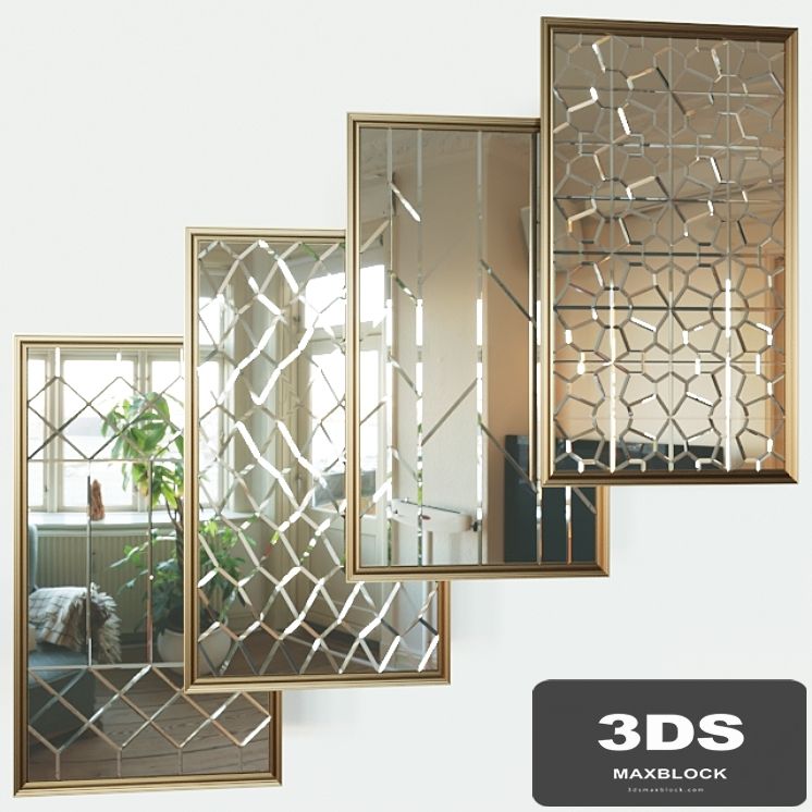 decorative mirror tiles