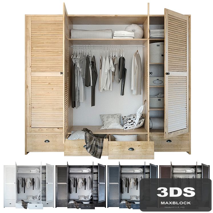 Wardrobe with filling