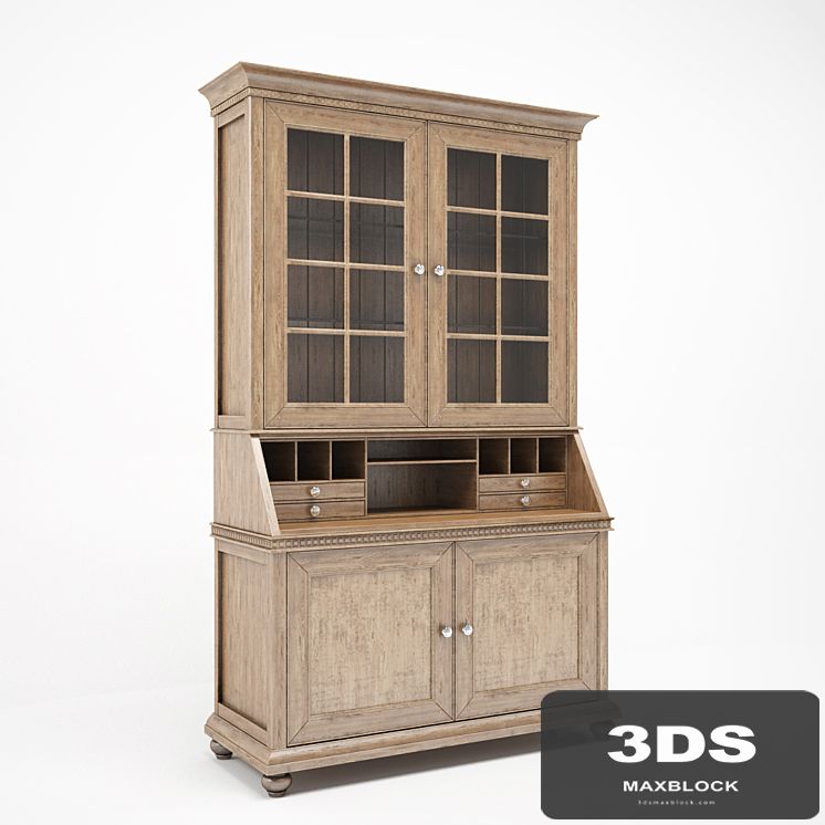 Oak dining cupboard