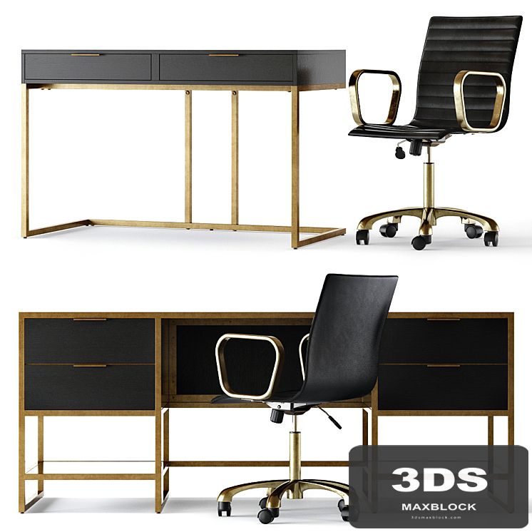 Crate and Barrel Oxford Home Office