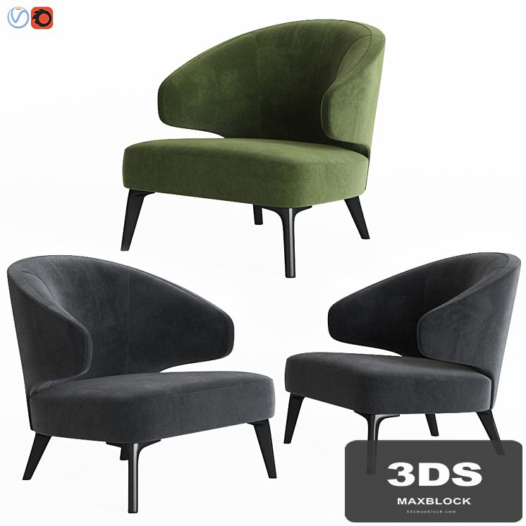 Minotti Aston Armchair