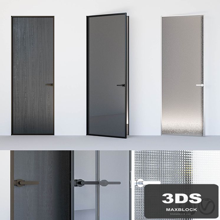 Aladin Swing Mono door by Glas Italia