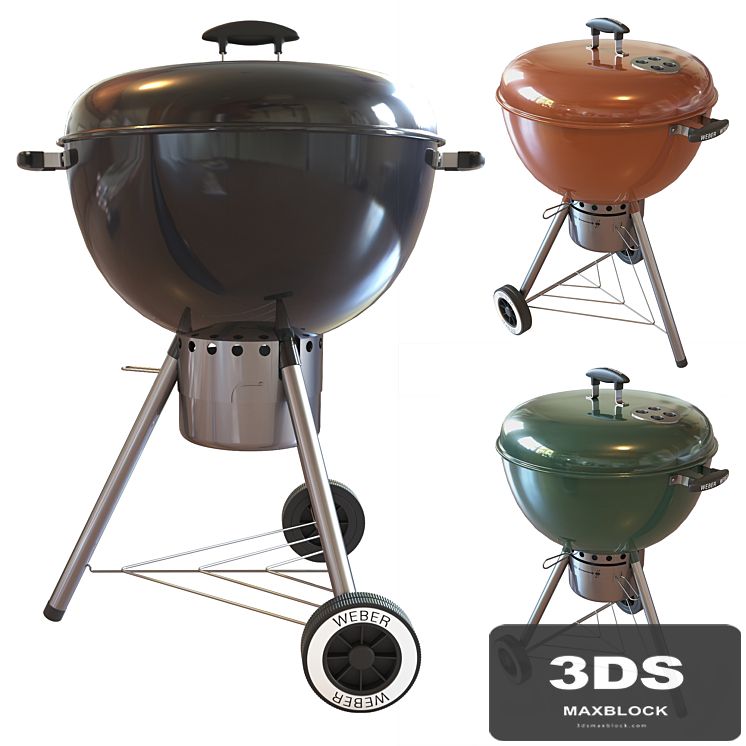 Street grill barbecue Weber One - Touch Gold Charcoal Grill